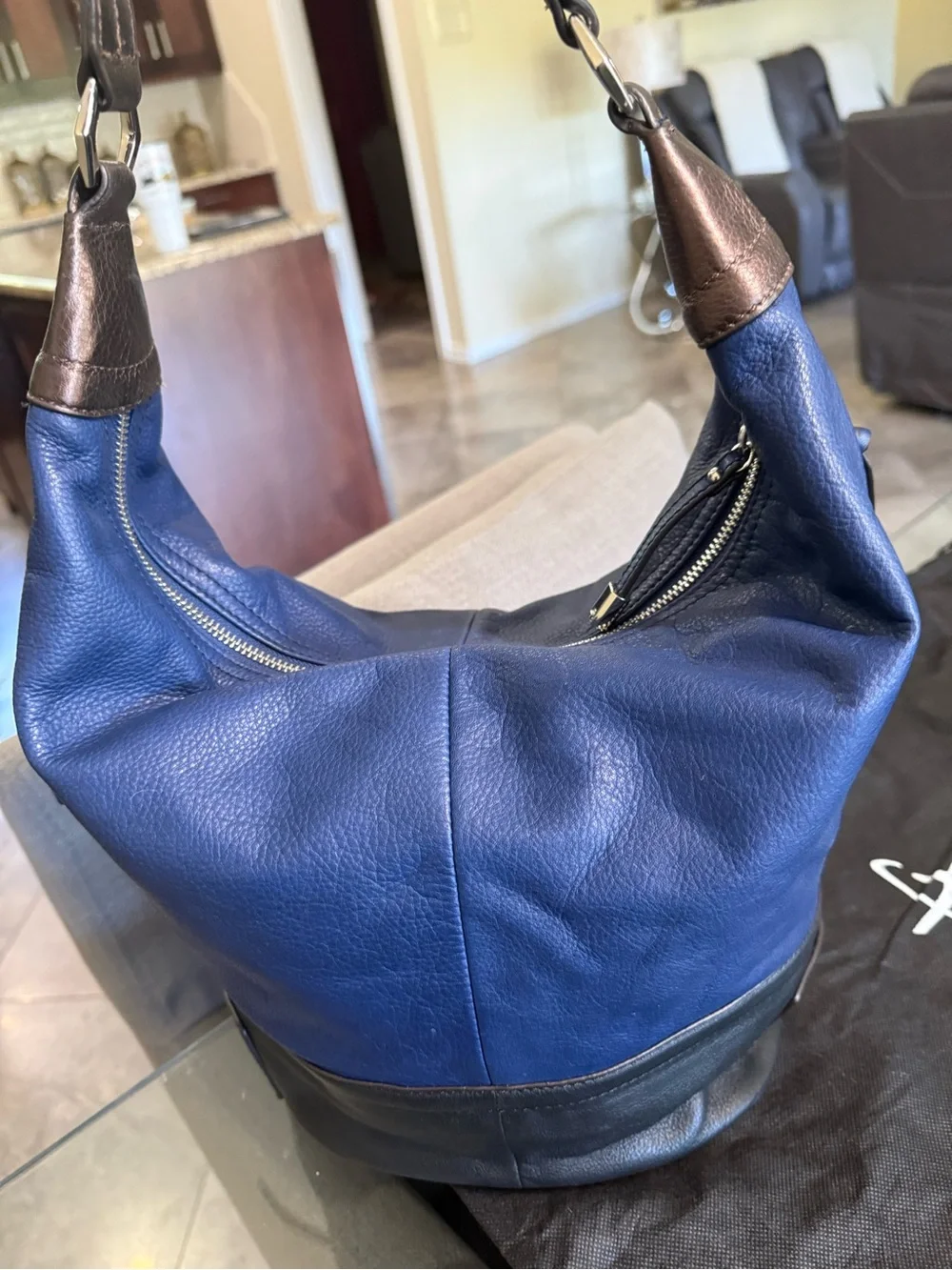 b. makowsky stylish blue
